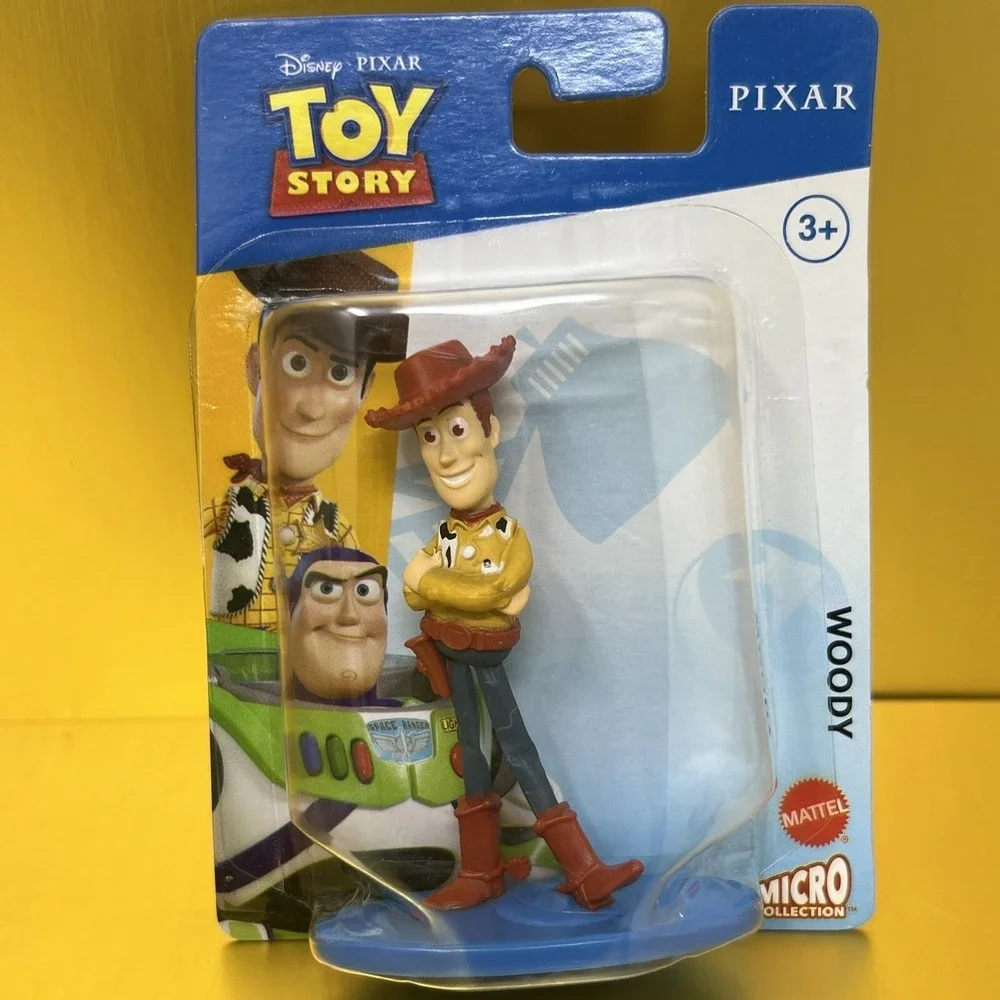 Disney Toy Story Buzz Lightyear & Woody Cake Toppers Mattel Micro Figures 3